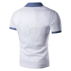 Polos de golf à logo personnalisé pour hommes, t-shirt décontracté et simple pour l'extérieur, logo brodé - Product Image 6