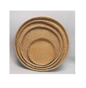 Cesta Redonda Plana de Bambú para Lavar Verduras - Precio Económico desde Vietnam - Product Image 1