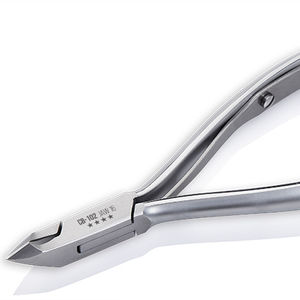 Nghia OMI profesional Podología manicura pedicura conjunto de alta calidad gris plateado Acero inoxidable mango bloqueo uñas encarnadas cutícula - Product Image 1