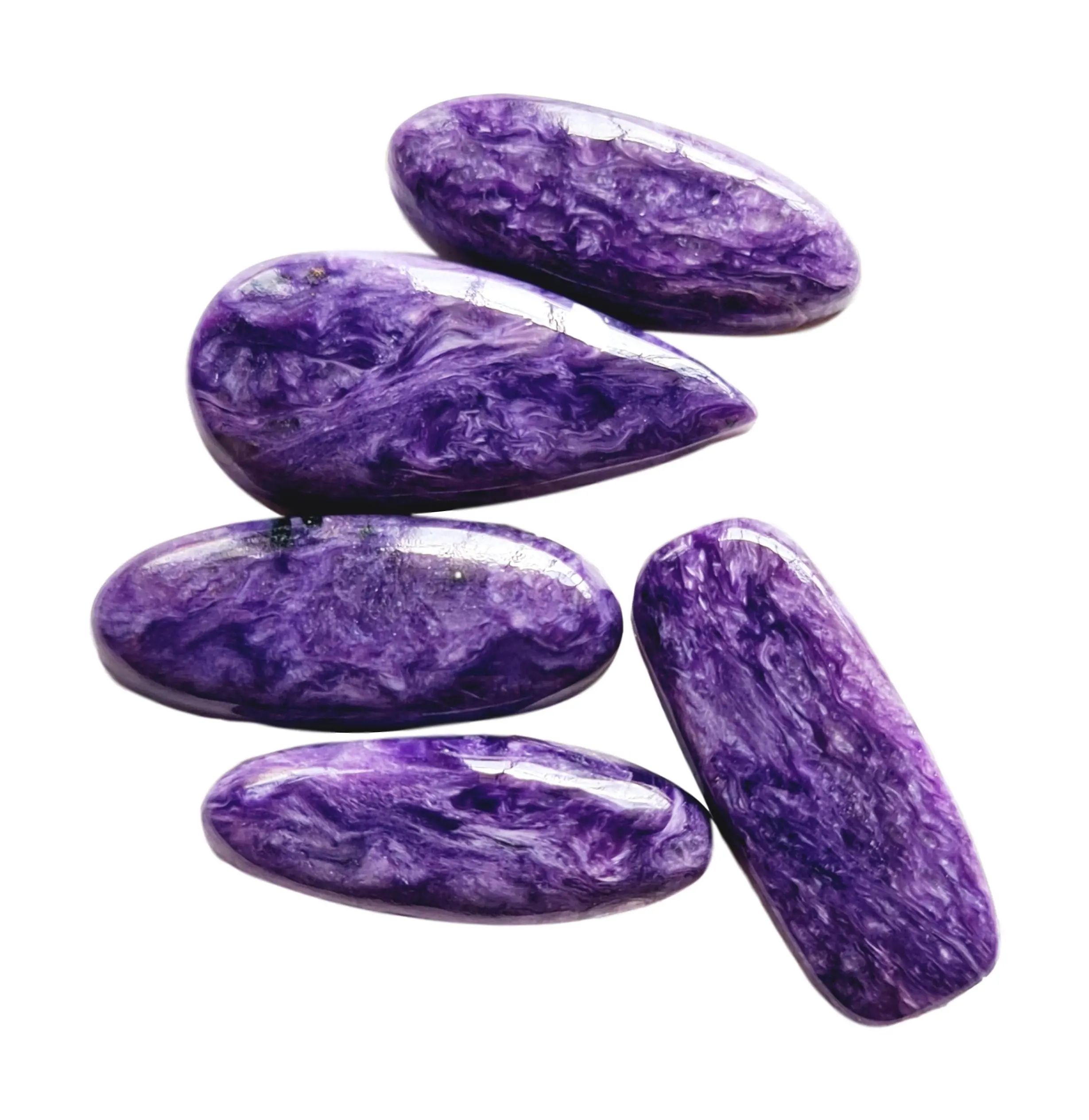 Charoite Edelsteen Cabochons