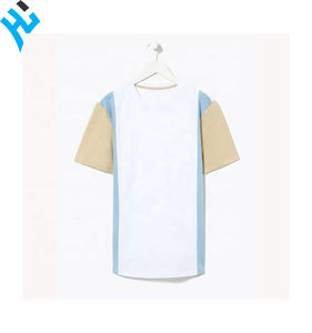 Camiseta de manga corta de verano para hombre, camisa de secado rápido 100% de algodón con cuello redondo y tres colores a la moda, personalizable - Product Image 4