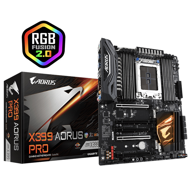 GIGABYTE X399 AORUS PRO с чипсетом AMD X399 SocketTR4 поддержка 2nd 1st AMD Ryzen Threadripper процессор игровая материнская плата