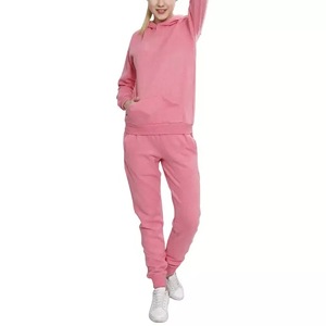 Blue Wholesale Women Tracksuit For Sportswear Slim Fit <b>Ladies</b> <b>Jogging</b> <b>suits</b> Sleeveless hoodies Sports Joggers 2 Piece - Product Image 2
