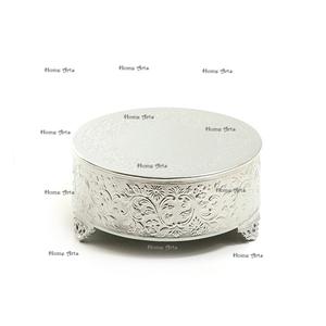 แท่นวางเค้กทุบทองเหลืองรูปทรงกลมสำหรับวางขนมหวานจากผู้ผลิตในอินเดีย - Product Image 6