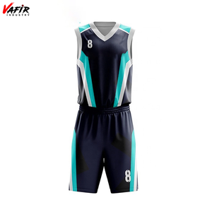 Conjunto de Uniforme de Baloncesto Unisex Personalizado, de Secado Rápido y Transpirable, Antibacterial, 100% Poliéster, para Jugadores de Talla Grande - Product Image 4