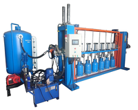 Unidad de prueba hidrostática de cilindro LPG tipo TOROIDAL