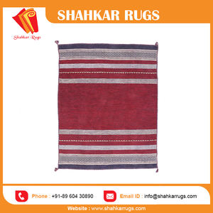 Alfombra de felpa Kilim marroquí de estilo náutico moderno, nuevo diseño, patrón de Chevron, alfombra lavable, fabricante, suministro a granel - Product Image 3