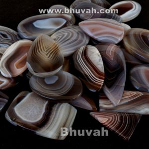 Gema de ágata de Botsuana, piedra de cristal Natural de meditación curativa de Reiki, precio al por mayor - Product Image 1