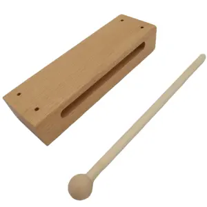 Groothandel houten muziekinstrumenten volwassenen-Jingxuan Ritme Blok Houten Tempel Fun Muziekinstrumenten Voor Volwassenen