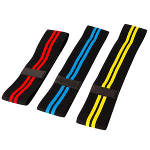 Resistance <b>Exercise</b> <b>Bands</b> Non Slip Elastic Loop Custom Colorful Pattern Heavy Duty Hip Glute Fabric PK 5 Sets Misha Sports - Product Image 1