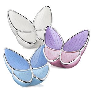 Urnas de cremación en forma de mariposa con bolsa negra, urna decorativa para cremación para el hogar y el Hotel, oferta - Product Image 2