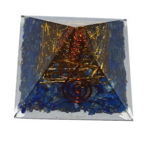 Buy Online Lapis Lazuli Orgone Pyramids : Lapis Lazuli Orgone Pyramids for Sale - Product Image 1