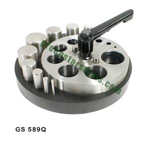 Round Disc <b>Cutter</b> Set of 10 With Rubber Base GS 589Q Jewelry Tools for Jewellery Tools - Product Image 1