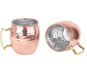 Tasse droite vintage en cuivre - Product Image 6