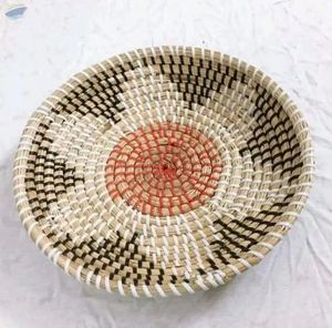 Platos colgantes redondos hechos a mano para el hogar, decoración de algas naturales de alta calidad, el mejor precio - Product Image 4