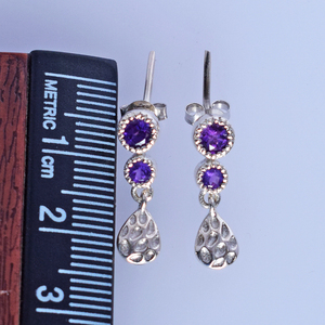 Pendientes de plata de ley 925 con gema verde cromada, joyería minimalista, ligera, al por mayor - Product Image 5