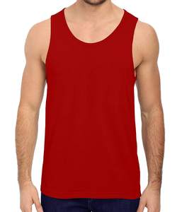 Camisetas sin mangas informales de verano para hombre, camisetas transpirables de secado rápido de talla grande de algodón/poliéster, diseño de logotipo personalizado a la venta - Product Image 5