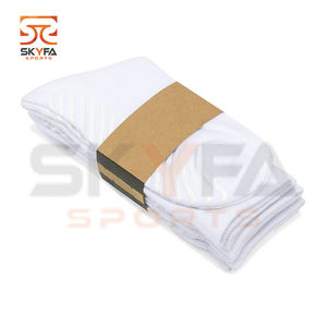 FY 001 Design OEM Logo personnalisé coton blanc noir d'équipage chaussettes de sport hommes chaussettes de basket-ball Elite bambou chaussettes de travail Casual Anti Type - Product Image 6