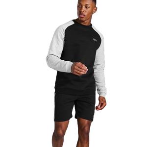 Hombres Casual Summer Sports Gym Sudadera con capucha al por mayor de 2 piezas Jogging Suit Chándal con chándal - Product Image 1