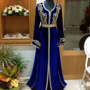 TRENDY--DESIGNER---EMBROIDERY con ZARI FULL OF DABKA, ON--CAFTAN--DRESS--WITH---FOR--PARTY--WEAR y boda, 2021 - Product Image 1