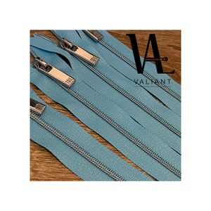 Fermeture à glissière en nylon, avec pull à vernis élevé en argent brillant #3 - Product Image 5