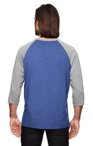 T-shirt raglan unisexe à manches 3/4 pour adulte disponible en plusieurs tailles et couleurs - Product Image 4