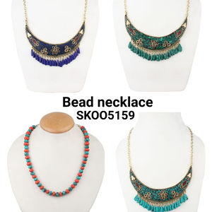 Collier en perles fait main, DIY, dernières tendances, perles de couleur, perles de graines, acier inoxydable, fabrication de bijoux personnalisés - Product Image 2