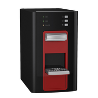 Distributeur d'eau gazeuse électrique compact chaud et froid avec contrôle par application pour usage domestique et hôtelier, boîtier en plastique