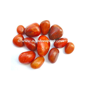 Light Red Color Dyed Tumble Stones - Product Image 2