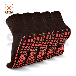 Calcetines deportivos de algodón para hombre, medias con patrón de bambú KT K OEM, a la moda, con logotipo personalizado, color blanco y negro - Product Image 5