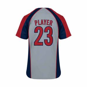 Jersey de béisbol puro 100% poliéster para hombre, ropa de sublimación en blanco, camiseta de beisbol para hombres, camisetas de béisbol personalizadas para jóvenes - Product Image 6