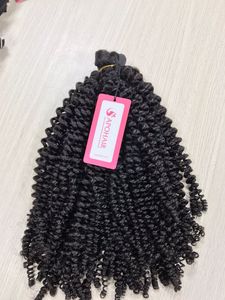 Extension de queue de cheval à Clip 100% naturelle, perruque Afro brésilienne, ne s'emmêlent pas, sans perte, cheveux bouclés - Product Image 4