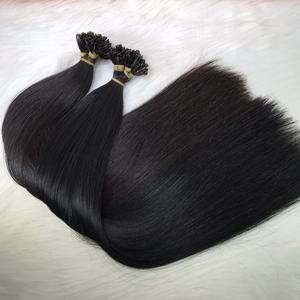 Hot Items Best Quality 100% Vietnamese Keratin U Tip Straight Natural <b>Black</b> Human <b>Hair</b> <b>Extensions</b> - Product Image 4