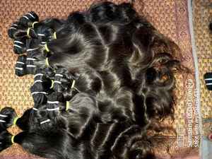 ผมต่อจากผมมนุษย์บริสุทธิ์ผมชาวอินเดีย20 "28" 30 "ผมลอนนุ่มธรรมชาติ - Product Image 2