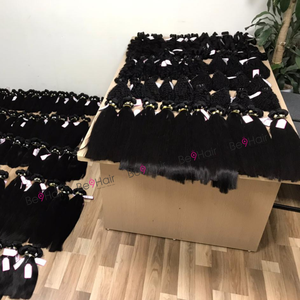 Paquetes de cabello Remy virgen vietnamita de alta calidad, extensiones de cabello humano real alineadas con cutícula, venta al por mayor directa de fábrica - Product Image 5