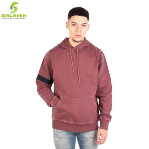 Sudadera con capucha de algodón para hombre, ropa de calle personalizada lavada con ácido - Product Image 2