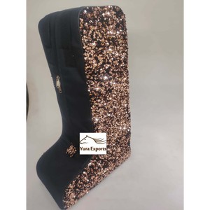 Catégorie Principale du Produit Vente en Gros du Fabricant Horse Riding Boot Cover Glitter Sparkle Equestrian Protection Care Horseshoes pour Hommes - Product Image 1