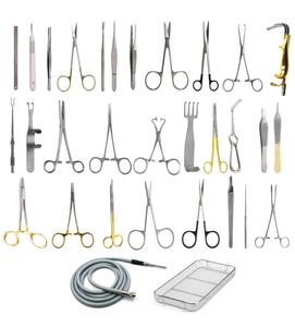 Ensemble d'instruments manuels en acier inoxydable pour la chirurgie plastique - Product Image 4