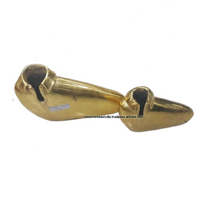 <b>Unique</b> Design Aluminum Flower <b>Vases</b> in Gold Colored for Party Wedding Event Table Decoration - Product Image 1