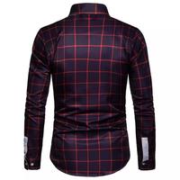 Camisas de Vestir Formales de Manga Larga para Hombre, de Franela 100% Algodón, Antiarrugas, Teñido Liso, Antidecoloración, a Rayas, Ecológicas, de Secado Rápido