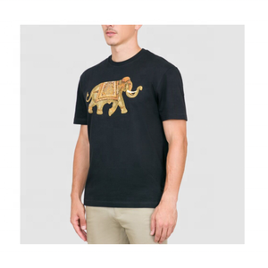 T-shirt en coton imprimé d'éléphant pour hommes, personnalisé, nouveau Design, vente en gros, - Product Image 3