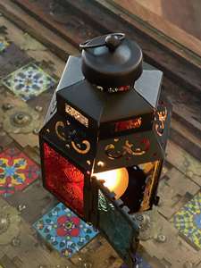 Bougeoirs arabes pour le Ramadan, porte-bougies, pour la suspension murale, Style marocain, lanterne pour l'extérieur - Product Image 2