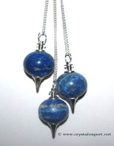Buy Online Lapis Lazuli Ball Pendulums : Lapis Lazuli Ball Pendulums for Sale - Product Image 1