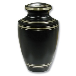 โกศเพลิงศพที่ระลึกสีที่ไม่ซ้ําใครพร้อมสามเส้นสําหรับเถ้ามนุษย์อุปกรณ์งานศพ โกศเพลิงศพโลหะตกแต่งบ้าน - Product Image 2