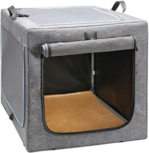 Transportín de viaje para perros y gatos, bolsa de transporte plegable, a la moda - Product Image 4