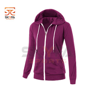 Cotton Hoodie Zipper Wholesale Women's Hoodie Custom Design Hoodie - Product Image 1
