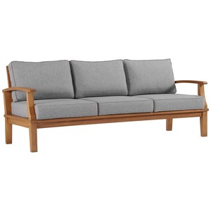 Ensemble de canapés de jardin en teck massif moderne, meubles d'extérieur - Product Image 1