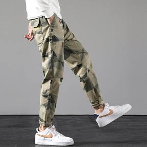 Pantalones cortavientos para hombre estilo Hip Pop personalizables con estampado de sublimación de camuflaje, ropa informal con múltiples bolsillos, moda para niños - Product Image 5