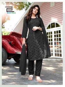 <span class=keywords><strong>Designer</strong></span> Faux Georgette Chikan Thêu Áo Chẽn-Lucknow Chikankari Kurtas-Tops-Bãi Biển Mặc-Tỷ Lệ Bán Buôn - Product Image 3