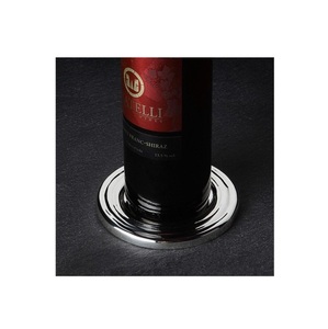 High Quality Silver Plated Wine Bottle Coaster for Barware Home & Restaurant - Product Image 3